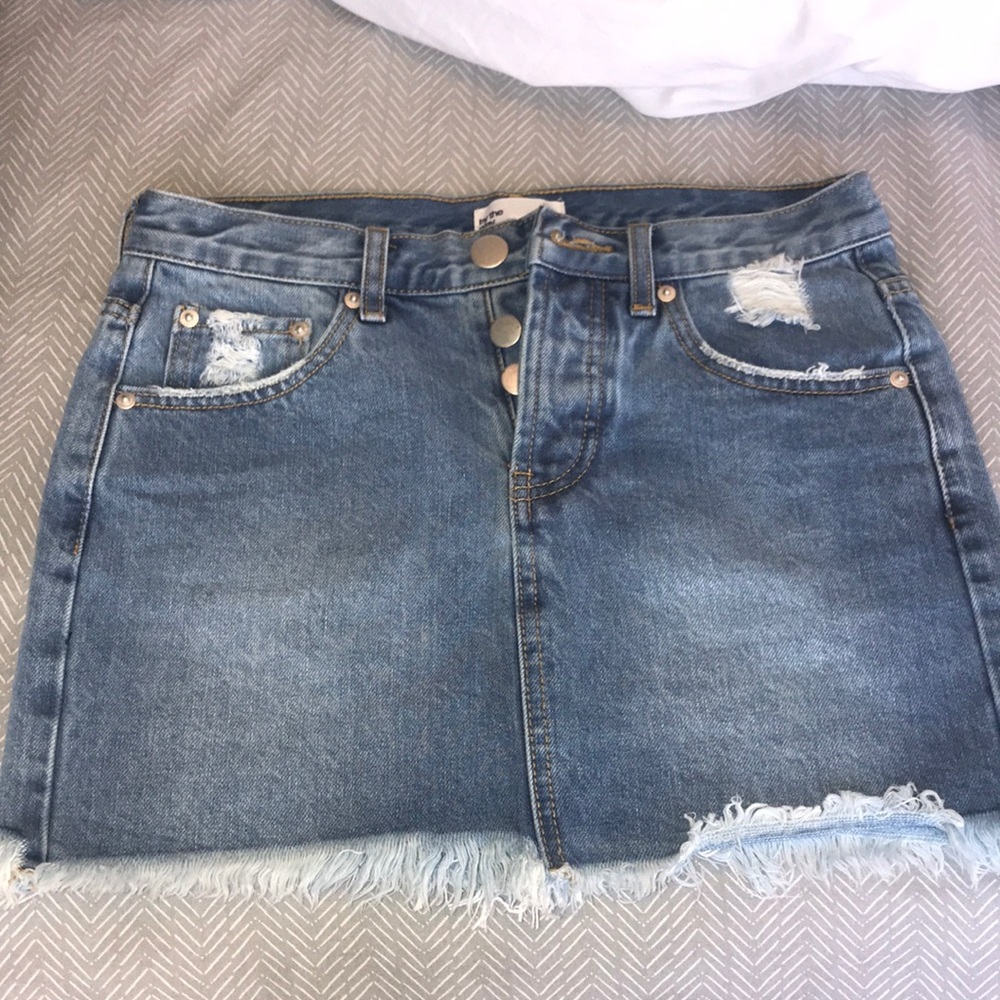 By The Way Denim Skirt